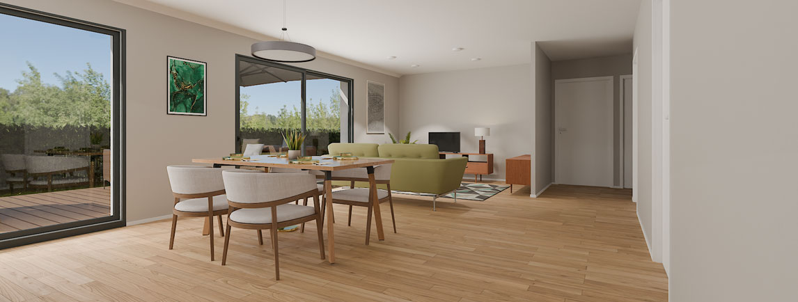 Aménagement intérieur de la maison LÉA